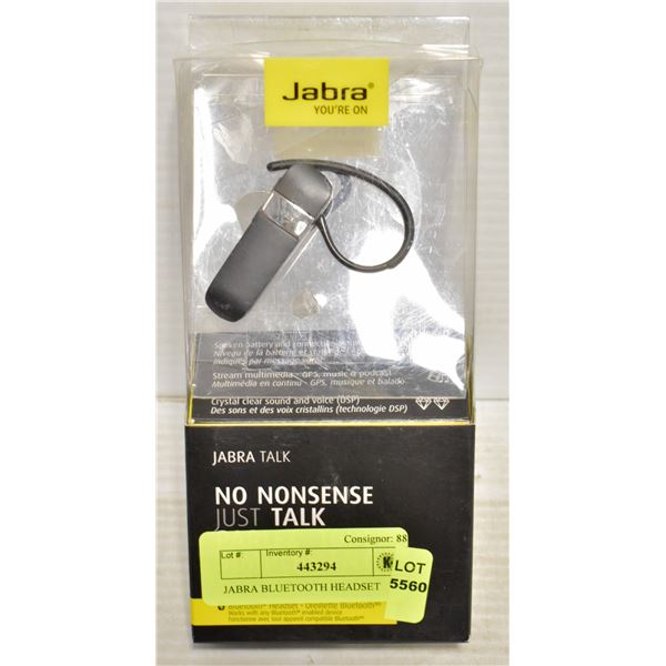 JABRA BLUETOOTH HEADSET