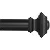 NEW IVILON WINDOW CURTAIN ROD SET, SQUARE FINIALS