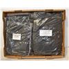 NEW REPACKED MICRO FIBER BLACK SHEET SET, QUEEN