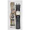 Image 1 : PAIR OF MENS NIXON WIDE STRAP WATCHES