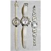 SET OF 3 LADIES WHITE WATCHES