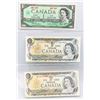 Image 1 : LOT OF 6 OLD CANADA $1 DOLLAR BANK NOTES
