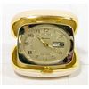 Image 1 : VINTAGE BULOVA MECHANICAL TRAVEL ALARM CLOCK