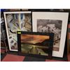 LOT OF ASSORTED ARTWORK - TWO FRAMED 3D POSTERS