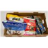 LOT OF ASSORTED DOG FOOD, TREATS & DENTAL STICKS