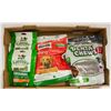 LOT OF ASSORTED DOG FOOD, TREATS & DENTAL STICKS