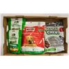 Image 1 : LOT OF ASSORTED DOG FOOD, TREATS & DENTAL STICKS