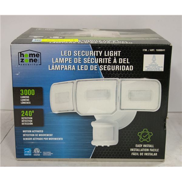 NEW HOME ZONE 3000 LUMENS LED SECURITY LIGHT