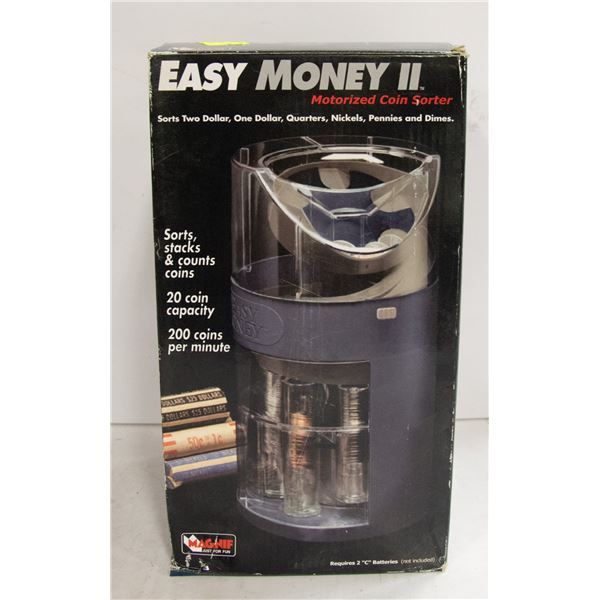 EASY MONEY II ELECTRIC CANADIAN COIN SORTER