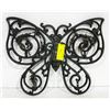Image 1 : HEAVY IRON BUTTERFLY SHOE WIPE OR GARDEN ORNAMENT