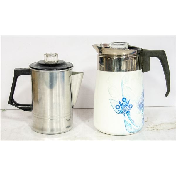 NEW CANADIAN WARE ALUMINUM CAMPING PERCOLATOR