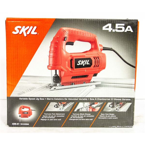 NEW  SKIL  4.5 AMP VARIABLE SPEED JIG SAW