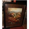 Image 1 : 32 X 26 INCH FRAMED MATTED MONET STYLE PRINT