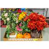 Image 1 : BOX WITH ASSORTMENT OF QUALITY SILK FLOWER