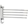 Image 1 : NEW REPACKED SWIVEL 4 BAR TOWEL RACK, 304 STAINLES