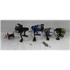 Image 1 : BOX WITH 5 VARIOUS TYPES OF FISHING REELS