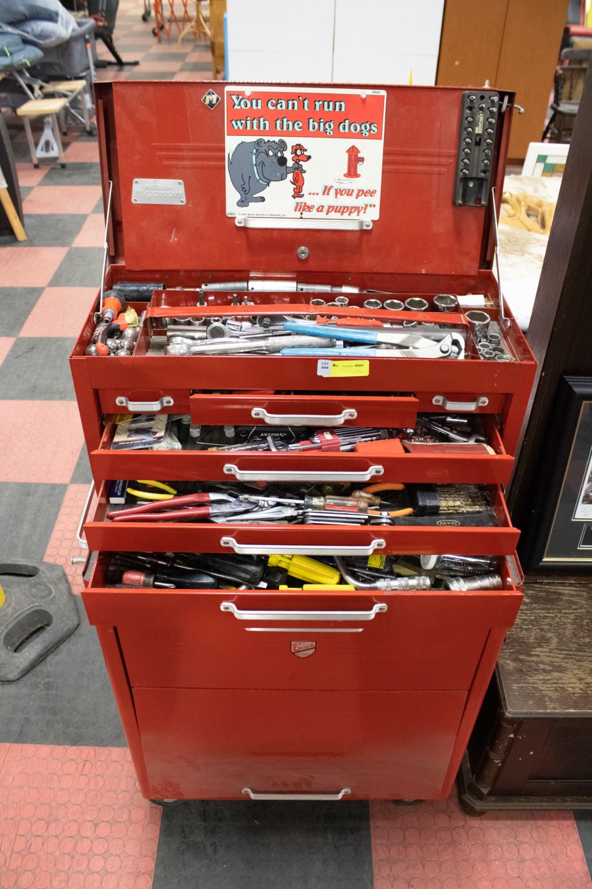 MASTERCRAFT MAXIMUM TWO PIECE TOOL BOX WITH