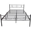 Image 1 : NEWLY ASSEMBLED FULL SIZE METAL BLACK BED FRAME