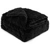 Image 1 : NEW REPACKED 15 LB WEIGHTED SUPER SOFT SHAG BLACK