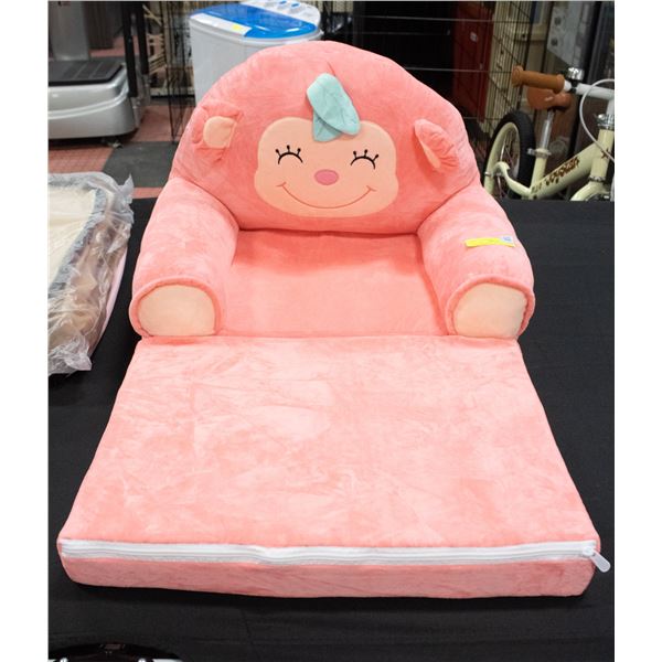 NEW PINK MINI FOLDOUT CHILDRENS CHAIR