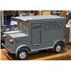 HANDMADE METAL CHECKER BRINKS TRUCKS ORNAMENT