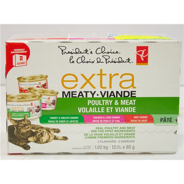 PRESIDENTS CHOICE EXTRA MEATY POULTRY & MEAT