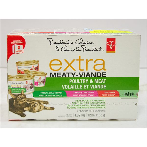 PRESIDENTS CHOICE EXTRA MEATY POULTRY & MEAT