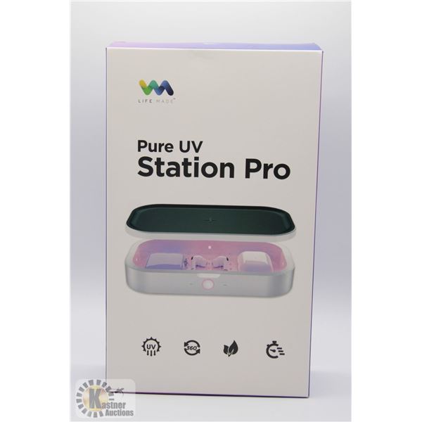 NEW PURE UV STATION PRO WIRELESS PHONE STERILIZER