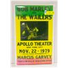 BOB MARLEY 1979 CONCERT POSTER - REPRODUCTION