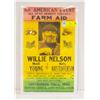 Image 1 : 1985 WILLIE NELSON CONCERT POSTER - REPRODUCTION