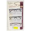 FOSTER GRANT LADIES READING GLASSES 3 PACK +1.50