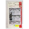 Image 1 : FOSTER GRANT LADIES READING GLASSES 3 PACK +3.00