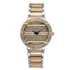 NEW LADIES ROUND SHAPED GOLD TONE CRYSTAL WATCH