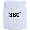 Image 5 : NEW QUEEN SIZE FITTED DEEP POCKET MATTRESS PAD