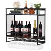 Image 1 : NEW IN BOX DULCII WALL MOUNT INDUSTRIAL WINE RACK
