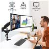 Image 3 : NEW HUANUO DUAL MONITOR GAS SPRING DESK MOUNT FOR