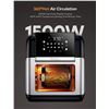 Image 3 : NEW INNSKY 10.6QT AIR FRYER ROTISSERIE OVEN AND