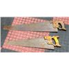 TWO ANTIQUE HENRY DISSTON HANDSAWS