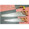 Image 1 : THREE ANTIQUE HENRY DISSTON HANDSAWS