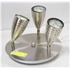 Image 1 : 3 HEAD SILVER - EASY LITE 3 TRACK LIGHT FIXTURE