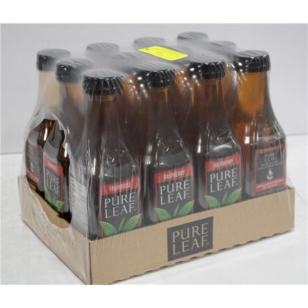 CASE OF PURE LEAF RASPBERRY ICED TEA  547ML BOTTLE