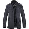 NEW MENS PREMIUM STYLISH FLEECE LINED WINTER COAT