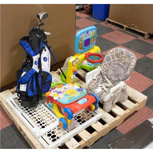 PALLET OF CHILDRENS TOYS -VTECH KIDS SPORTS CENTER