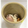 Image 2 : #1 IMPERIAL MEDALTA POTTERIES CROC WITH SEA SHELLS