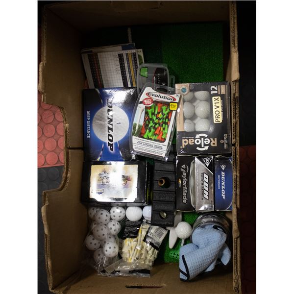 GOLFERS LOT: INCLUDES TEES, BALLS & MUCH MORE