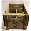 Image 1 : ANTIQUE GRAND SOFT DRINK WOODEN CRATE