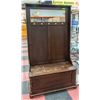 Image 1 : HALL TREE WITH BENCH & STORAGE - 38 X 70 X 19D