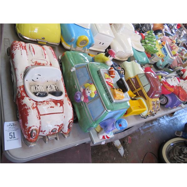8-Holiday/Other Cookie Jars - 8 X $