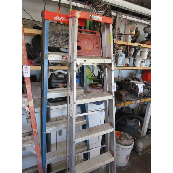 2-FG Alum. 6' Stepladder - 2 X $