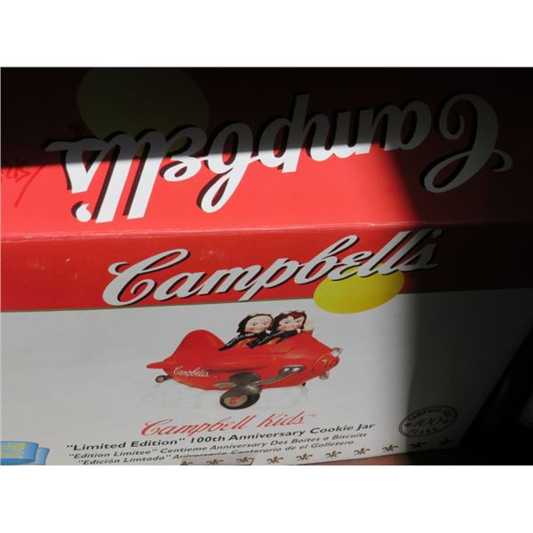 Campbells Kids 100th Anniv. Airplane Cookie Jar "Aiming High"